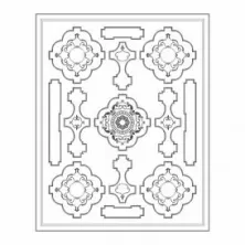 Потолок RODECOR Камелия Ф3 88013CN