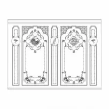 Стена RODECOR Шинуазри Камелия Ф3 77013CN