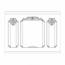 Стена RODECOR Барокко Арайя Ф2 77302BR