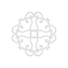 Розетка потолочная RODECOR Шинуазри 87519CN 542*542 мм из полимерного гипса