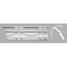 Потолочный плинтус DECOMASTER 95092 из полиуретана