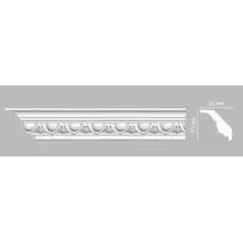 Потолочный плинтус DECOMASTER DT 13A из полиуретана