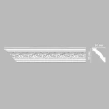 Потолочный плинтус DECOMASTER 95777 из полиуретана