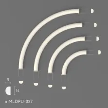 Декоративный элемент Stavros MLDPU-027U-2-1 из полиуретана