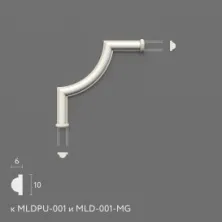 Декоративный элемент Stavros MLDPU-001U из полиуретана
