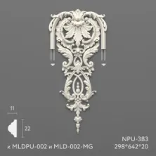 Декоративный элемент Stavros NPU-383-1 из полиуретана