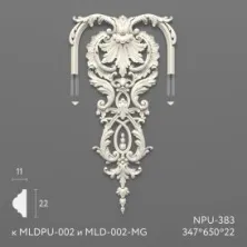 Декоративный элемент Stavros NPU-383-2 из полиуретана