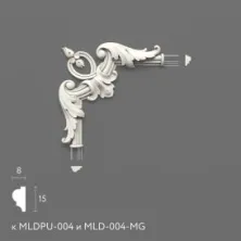 Декоративный элемент Stavros MLDPU-4U-1.1 из полиуретана
