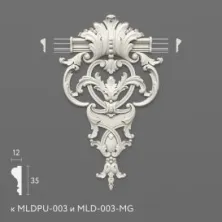 Декоративный элемент Stavros MLDPU-3-1.1 из полиуретана