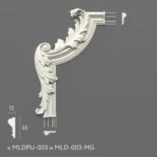 Декоративный элемент Stavros MLDPU-3U-2.1L из полиуретана