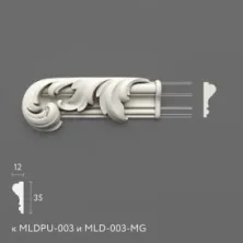 Декоративный элемент Stavros NPU-435.1L из полиуретана