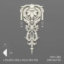 Декоративный элемент Stavros NPU-383-1 из полиуретана