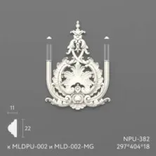 Декоративный элемент Stavros NPU-382-1 из полиуретана