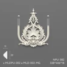 Декоративный элемент Stavros NPU-382-2 из полиуретана