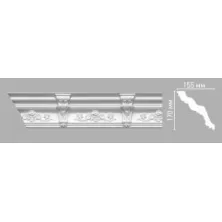 Потолочный плинтус DECOMASTER 95091 из полиуретана