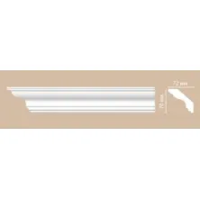 Потолочный плинтус DECOMASTER DS 339AFL гибкий (150*120*2400)