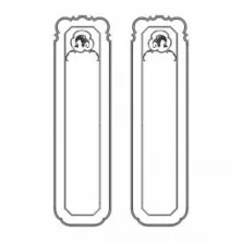 Узел RODECOR Шинуазри 66517CN из полимерного гипса