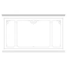 Стена RODECOR Рококо Растрелли Ф1 77501RC из гипса