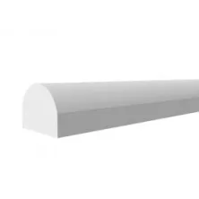 Молдинг RODECOR Рококо 04003RC из гипса (13*9*1000 мм) 
