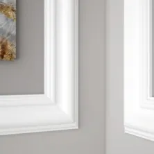 Молдинг белый UltraWood U 0002 p из ЛДФ (45х14х2000 мм)