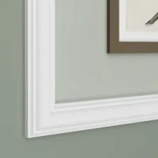 Молдинг белый UltraWood U 0003 p из ЛДФ (25х12х2000 мм)